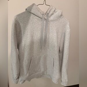 Athleta Light Gray Retropulsh Hoodie